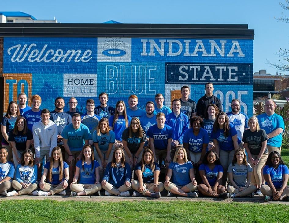 Indian State State group photo "Home of the Blue State"