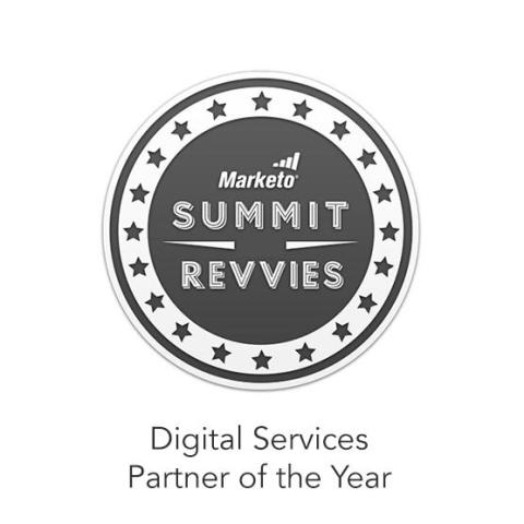 Marketo Summit Revvies Digital Services Partner of the Year